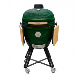 Barbecue Kamado XL60 vert - Ø51.5 cm - Charbon de bois - Housse et déflecteur inclus - Boschmarin