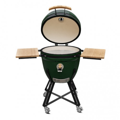 Barbecue Kamado XL60 noir - Ø51.5 cm - Grand format - Housse et déflecteur inclus - Boschmarin