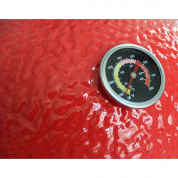 Barbecue Kamado L55 rouge - Ø46.8 cm - Cuisson lente & fumage - Housse et déflecteur inclus - Boschmarin