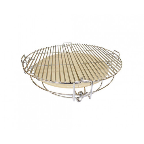 Barbecue Kamado Medium Ø32.5 cm - Menthe céramique - Charbon de bois - Support inclus - Boschmarin