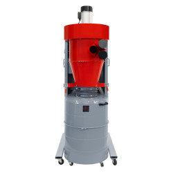 Aspirateur à copeaux cyclonique professionnel – modèle RLE3000 – 3 200 m³h – 3 000W – 400V - Holzmann