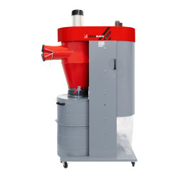 Aspirateur à copeaux cyclonique professionnel – modèle RLE3000 – 3 200 m³h – 3 000W – 400V - Holzmann