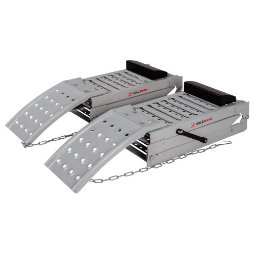 Paire de rampes pliables acier – modèle RAMP23T – 1 930 x 250 mm – 2300 kg par paire - Holzmann