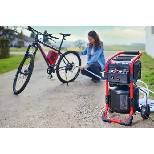 Compresseur silencieux TE-AC 270/50 Silent - 1500W - 240L/min - 10 bar - cuve 24L - 70dB RECONDITIONNE - EINHELL 