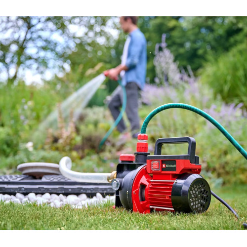 Pompe de jardin GC-GP 6050 ECO PLUS - 600W - 5000L/h - 4 bars - refoulement 40m - raccords laiton RECONDITIONNE - EINHELL 