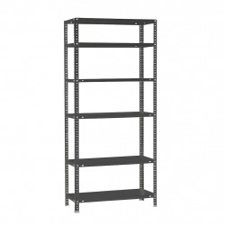 Étagère métallique avec vis – COMFORT 6 500 antracita – 6 niveaux – 100 kg par étagère – 2000x900x500 mm de marque Simonrack, référence: B9049300