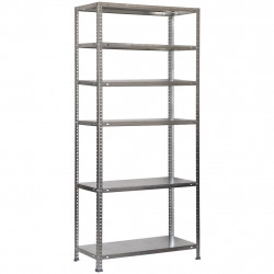Étagère métallique avec vis – ADVANTAGE 6 300 galvanisé – 6 niveaux – 75 kg par étagère – 2000x900x300 mm de marque Simonrack, référence: B9050900