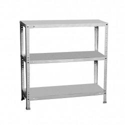 Étagère métallique avec vis – ADVANTAGE PLUS 3 galvanisé – 3 niveaux – 75 kg par étagère – 1000x1000x300 mm de marque Simonrack, référence: B9051300
