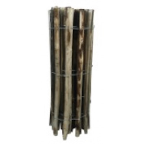 Clôture naturelle en châtaignier – 1 x 5 m – Espacement 5-6 cm – Piquets fendus et appointés – Fabrication française - Jany