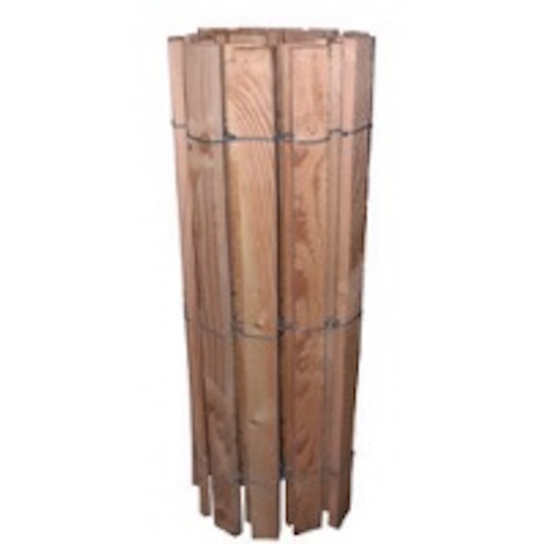 Panneau bois Douglas en rouleau – 1 x 3 m – Lames 50 mm – Espacement 2 cm – PEFC – Fabrication française - Jany