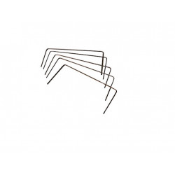 Agrafes de fixation métal – Lot de 20 – 20 x 20 x 20 cm – Fabrication Française – Sans plastique de marque Jany, référence: J9054300