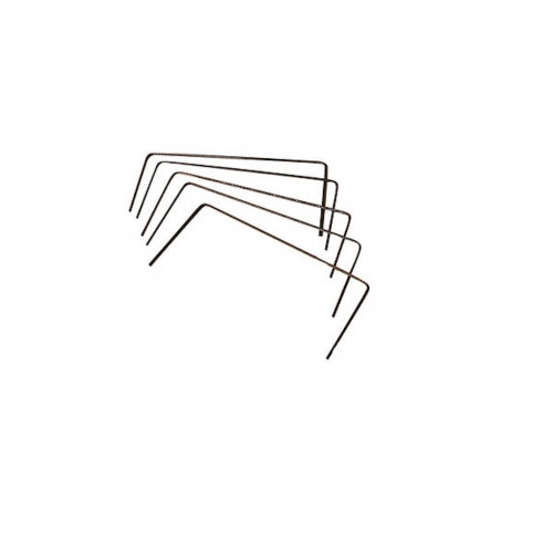 Agrafes de fixation métal – Lot de 20 – 20 x 20 x 20 cm – Fabrication Française – Sans plastique - Jany