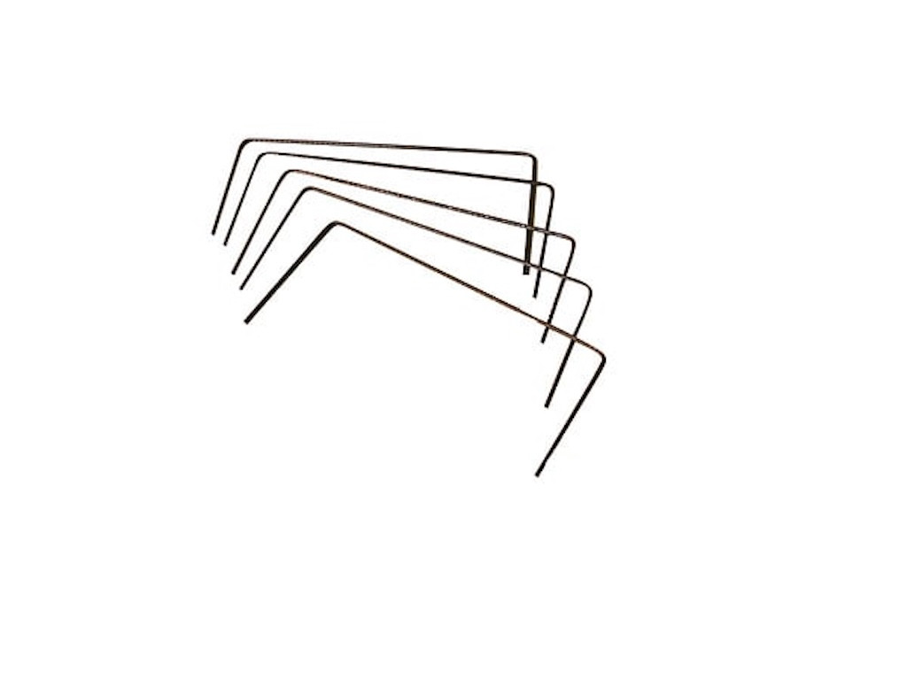 Agrafes de fixation métal Lot de 20 20 x 20 x 20 cm Fabrication Française Sans plastique
