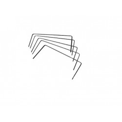 Agrafes de fixation métal – Lot de 100 – 20 x 20 x 20 cm – Fabrication Française – Sans plastique de marque Jany, référence: J9054400