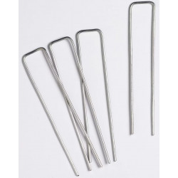 Agrafes de fixation métal – Lot de 20 – 14 x 3 x 14 cm – Fabrication Française – Sans plastique de marque Jany, référence: J9054500