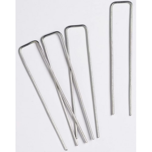 Agrafes de fixation métal – Lot de 20 – 14 x 3 x 14 cm – Fabrication Française – Sans plastique - Jany