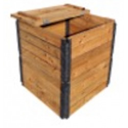 Composteur en bois – 300L – 70 x 70 x 84 cm – Épicéa PEFC – Fabrication Française de marque Jany, référence: J9054600