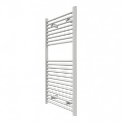 Sèche serviette eau chaude mural – SCALA N Blanc - 800 x 600 mm - 18 tubes - 440 W - Radox