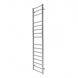 Sèche-serviette eau chaude mural – SUNIT CHROME - 1743 x 500 mm - 16 tubes - 386 W - Radox