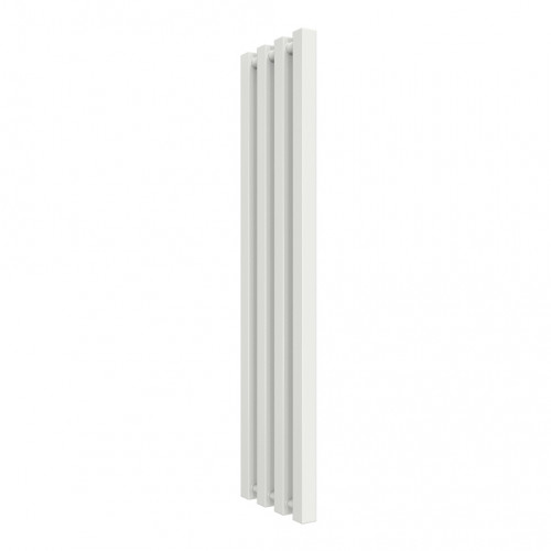 Radiateur à eau chaude mural – Kolona SP 35 blanc - 1000 x 245 mm – 4 tubes – 290 W – Fixations incluses - Radox