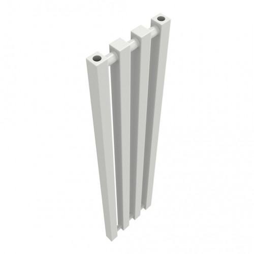 Radiateur à eau chaude mural – Kolona SP 35 blanc - 1000 x 245 mm – 4 tubes – 290 W – Fixations incluses - Radox
