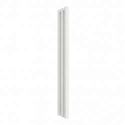 Radiateur à eau chaude mural – Kolona SP 35 blanc - 1200 x 175 mm – 3 tubes – 259 W – Fixations incluses - Radox
