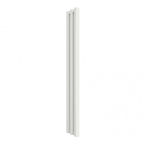Radiateur à eau chaude mural – Kolona SP 35 blanc - 1200 x 175 mm – 3 tubes – 259 W – Fixations incluses - Radox