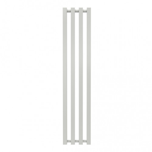 Radiateur à eau chaude mural – Kolona SP 35 blanc - 1200 x 245 mm – 4 tubes – 346 W – Fixations incluses - Radox