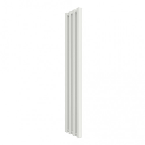 Radiateur à eau chaude mural – Kolona SP 35 blanc - 1200 x 245 mm – 4 tubes – 346 W – Fixations incluses - Radox