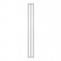 Radiateur à eau chaude mural – Kolona SP 35 blanc - 1500 x 175 mm – 3 tubes – 322 W – Fixations incluses de marque Radox, référence: B9055500