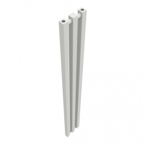 Radiateur à eau chaude mural – Kolona SP 35 blanc - 1500 x 175 mm – 3 tubes – 322 W – Fixations incluses - Radox