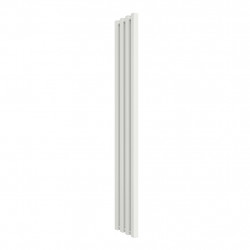 Radiateur à eau chaude mural – Kolona SP 35 blanc - 1500 x 245 mm – 4 tubes – 430 W – Fixations incluses - Radox