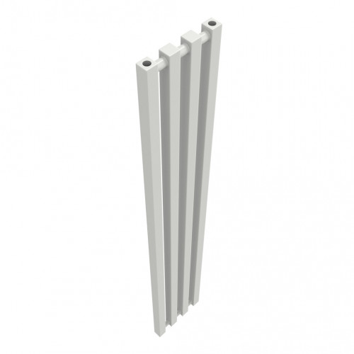 Radiateur à eau chaude mural – Kolona SP 35 blanc - 1500 x 245 mm – 4 tubes – 430 W – Fixations incluses - Radox