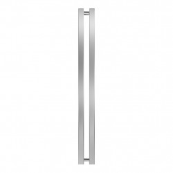 Radiateur mural à eau chaude – Kolona SP 35 chrome - 1000 x 105 mm – 2 tubes – 144 W de marque Radox, référence: B9055700
