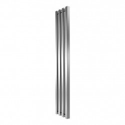 Radiateur mural à eau chaude – Kolona SP 35 chrome - 1200 x 245 mm – 4 tubes – 266 W - Radox