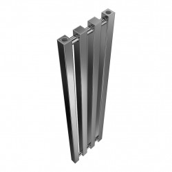Radiateur à eau chaude mural – KOLONA SP 35 CHROME - 1000 x 245 mm - 4 tubes - 223 W - Radox