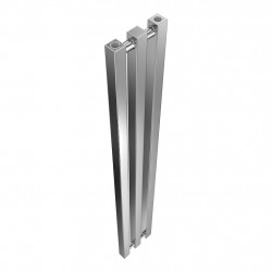Radiateur à eau chaude mural – KOLONA SP 35 CHROME - 1200 x 175 mm - 3 tubes - 199 W - Radox