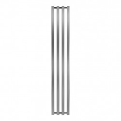Radiateur eau chaude mural – KOLONA SP 35 INOX POLI - 1000 x 245 mm - 4 tubes - 215 W - Radox