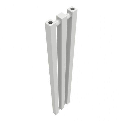 Sèche-serviette à eau chaude mural – Kolona SP 35 blanc - 1000 x 175 mm – 3 tubes – 217 W – Fixations incluses - Radox