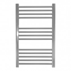Sèche-serviette à eau chaude mural – Celsius chrome – 800 x 500 mm – 13 tubes – 290 W de marque Radox, référence: B9058200