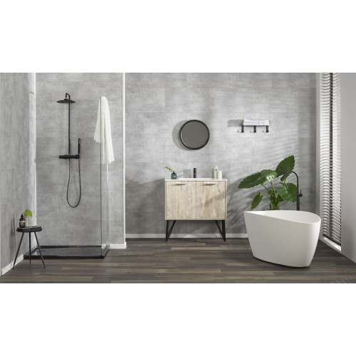 Lot de 3 paquets de dalles murales PVC – Dumawall+ Chicago – 65 x 37,5 cm – Surface totale 5,85 m² – Pose facile et 100 % étanch - DUMAPLAST