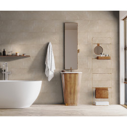 Lot de 3 paquets de dalles murales PVC – Dumawall+ Salina – 65 x 37,5 cm – Surface totale 5,85 m² – Pose facile et 100 % étanche - DUMAPLAST