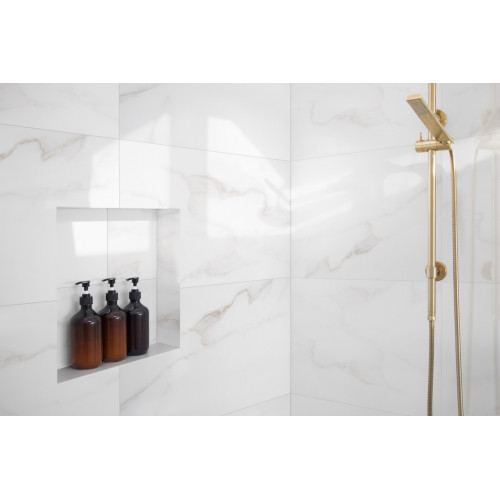 Lot de 3 paquets de dalles murales PVC – Dumawall+ Gloss Trapani – 65 x 37,5 cm – Surface totale 5,85 m² – Pose facile et 100 % - DUMAPLAST