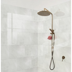 Lot de 3 paquets de dalles murales PVC – Dumawall+ Gloss Evora – 65 x 37,5 cm – Surface totale 5,85 m² – Pose facile et 100 % ét - DUMAPLAST
