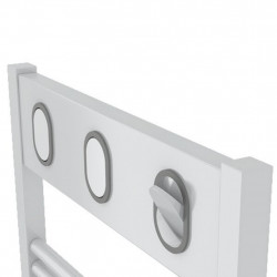 Sèche-serviettes électrique – MARAPI TACTILE BLANC - 500 W – Inertie fluide – Thermostat électronique – Affichage digital - SAUTER