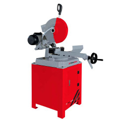 Scie circulaire à métaux – MKS400_400V – Ø400 mm – 400 V – 3000 W – Coupe inclinée ±45° – Socle inclus - Holzmann