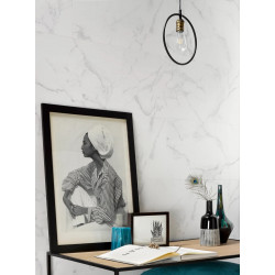 Lot de 3 paquets de dalles murales PVC – Dumawall+ Calacatta – 65 x 37,5 cm – Surface totale 5,85 m² – Pose facile et 100 % étan - DUMAPLAST