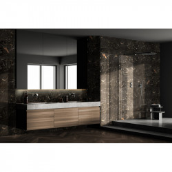 Lot de 3 paquets de dalles murales PVC – Dumawall+ Gloss Tavira – 65 x 37,5 cm – Surface totale 5,85 m² – Pose facile et 100 % é - DUMAPLAST