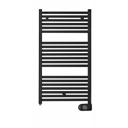 Sèche-serviettes électrique – Tweed noir – 500 W – 96,8 x 50 cm – Inertie fluide de marque ACOVA, référence: B9070800