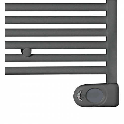 Sèche-serviettes électrique – Tweed gris anthracite – 750 W – 158,2 x 50 cm – Inertie fluide - ACOVA